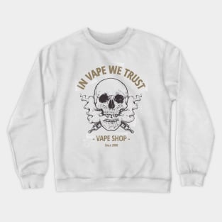 Halloween Skull Vape Crewneck Sweatshirt